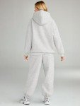 Women's Oversized 2-Piece Hoodie Tracksuit - Gray