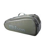 Wilson Tour Tennis Racket Bag - Dark Green, Holds up to 6 Rackets