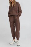 Ladies' Two-Piece Sweatshirt and Jogger Set