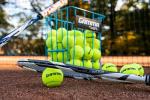 GAMMA Sports Pressureless Tennis-Balls with Mesh Tennis-Ball Bag 20 Pack