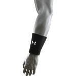 Under Armour Unisex-Adult 6-inch Performance Wristband 2-Pack , Black (001)/White , One Size Fits All