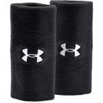 Under Armour Unisex-Adult 6-inch Performance Wristband 2-Pack , Black (001)/White , One Size Fits All
