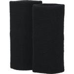 Under Armour Unisex-Adult 6-inch Performance Wristband 2-Pack , Black (001)/White , One Size Fits All