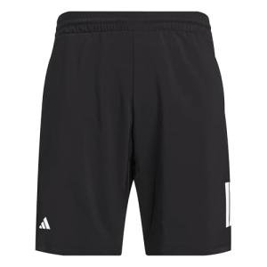 adidas Men's Club Tennis Climacool 3-Stripes Shorts, Black