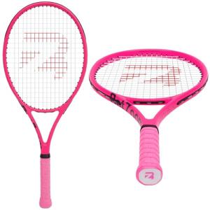 BatZoom Tennis Racket for Beginners & Adults - Lightweight Graphite Racquet with Comfortable Grip | Shock Reduction Technology | Includes Carrying Bag(Color Options)