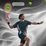 BatZoom Tennis Racket for Beginners & Adults - Lightweight Graphite Racquet with Comfortable Grip | Shock Reduction Technology | Includes Carrying Bag(Color Options)