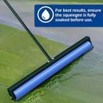 Montex Tennis Court Squeegee, Foam Tennis Sponge Roller, Lightweight Quick Clearing Tools for Tennis Basketball Sports Court