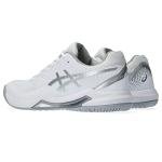 ASICS Women's Gel-Dedicate 8 Tennis Shoes, 9, White/Pure Silver