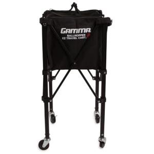 GAMMA Sports EZ Travel Cart, Tennis & Pickleball Hopper, Padel, Portable Compact Design, Sturdy Lightweight Construction, EZ Bags, 150 or 250 Capacity, Premium Carrying Case Included