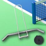 Vaolvpant 4.49 FT Sport Tennis Squeegee Stainless Steel Silver Rain Shuttle for Sports Court Water Wiper Device Water Remover Stadium Dust Collector Wiper