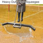 Vaolvpant 4.49 FT Sport Tennis Squeegee Stainless Steel Silver Rain Shuttle for Sports Court Water Wiper Device Water Remover Stadium Dust Collector Wiper