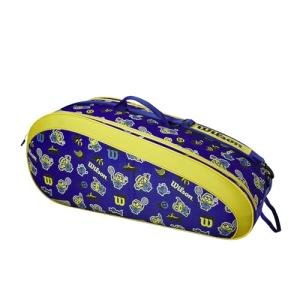 WILSON Minions 3.0 Team Tennis Racket Bag - Holds up to 6 Rackets, Blue/Yellow