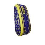 WILSON Minions 3.0 Team Tennis Racket Bag - Holds up to 6 Rackets, Blue/Yellow