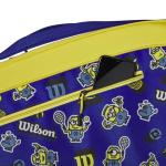 WILSON Minions 3.0 Team Tennis Racket Bag - Holds up to 6 Rackets, Blue/Yellow