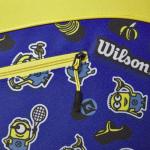 WILSON Minions 3.0 Team Tennis Racket Bag - Holds up to 6 Rackets, Blue/Yellow