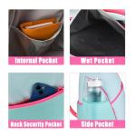 PeakPack Women's Crossbody Backpack, Sling Bag for Pickleball, Tennis, Racketball