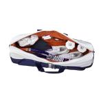 Wilson Roland Garros Duffel Bag White/Navy/Clay
