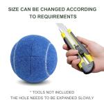 Walker Precut Tennis Balls for Walkers - 4PCS Universal Glide Balls, Heavy Duty Long Lasting Felt Pad Glide Coverings for Furniture Legs and Floor Protection (BLUE)