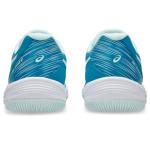 ASICS Women's Gel-Game 9 Tennis Shoes, 8, Teal Blue/White