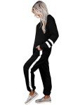 Aloodor Women's 2-Piece Sweatshirt Set, Black