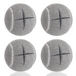 Mloowa Precut Tennis Balls for Walkers 4 Pcs Balls with Precut Opening for Easy Installation,Walker Accessories for Seniors Fit Most Walkers,for Furniture Legs and Floor Protection