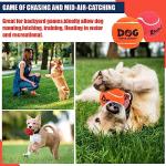 AMA SPORT Tennis Balls for Dogs 12 Pack 2.5" Orange Dog Tennis Balls for Puppy Small Medium Dog Toys, Designed for Dogs Floating, Water-Hunting, Fetch, Fun Playing, Daily Exercise, Mid-air Catching