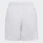 adidas Boys' Club Tennis 3-Stripes Shorts, White (2023), Large