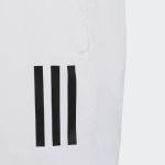 adidas Boys' Club Tennis 3-Stripes Shorts, White (2023), Large