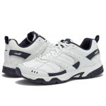 Avia Avi-Verge Mens Sneakers - Cross Trainer Mens Tennis Shoes, Pickleball or Walking Shoes for Men, White/True Navy, 9 Medium