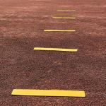 Eco Walker Court Line Marker Set Create Your Own Mini Pickleball Tennis Court (Yellow Line)