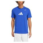 adidas Men's Tennis Category Graphic T-Shirt, Lucid Blue, Medium