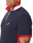 Nautica Men's Navy Color Block Performance Polo