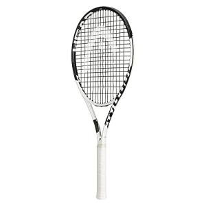 HEAD Metallix Attitude Pro White Tennis Racket - Pre-Strung Adult Tennis Racquet for Control and Maneuverability