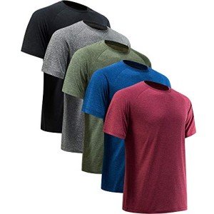 Men's Quick-Dry Athletic Training T-Shirt - L
