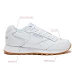 Reebok Women's Glide Sneaker, White/Cold Grey/Gum, 8.5