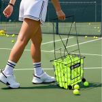 ShelfElites Ball Hopper Basket – Tennis & Pickleball Picker for Easy Collection