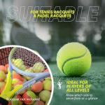 Scoring Right Portable Tennis Racket and Padel Scorekeeper, Easily Mounted Small Score Board to Keep Score of Points, Games, and Sets, ITF Conforming and Lightweight Mini Score Keeper, 1.9g, White