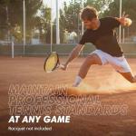 Scoring Right Portable Tennis Racket and Padel Scorekeeper, Easily Mounted Small Score Board to Keep Score of Points, Games, and Sets, ITF Conforming and Lightweight Mini Score Keeper, 1.9g, White