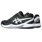 ASICS Men's Gel-Dedicate 8 Tennis Shoe, 10, Black/White