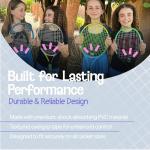 Racket Pets Kids Tennis Racket Dampener & Matching Overgrip Tape, Performance Shock Absorbing Dampener for Tennis Racket & Fun Animal Print Tennis Wrap Grip Tape (Unicorn)