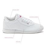 Reebok Princess Sneakers for Women, Comfortable Walking or Tennis Womens Shoes, Us-White, 9 Wide