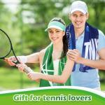 HunnmingRe 12 Count Tennis Cooling Towel Gifts 40"x12" Breathable Chilly Softball Soccer Ice Towel Tennis Golf Microfiber Fast Drying Accessories for Coach Gift Women Men