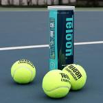 Teloon Championship Tennis Balls - Extra Duty - Regular Duty Felt Pressurized Tennis Balls (Extra 1 Can, 3 Balls)