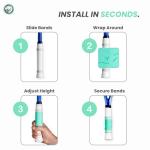 Gripsnake™ Tennis Training Equipment – Grip Position Aid for Power, Spin & Control | Device for Improving Forehand, Backhand, Serve & Volleys | Right-Handed Version