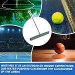 Suclain Tennis Court Squeegee 36 Inch PVA Foam Tennis Sponge Roller Lightweight Removes Water Quickly Clear Floors Tool for Tennis Basketball Sports Courts Garages (Gray,1pcs)