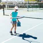 SHYUJAJIE Tennis Balls, 20 Pack Training Tennis Balls,High Elasticity Practice Tennis for Beginner, Exercise Playing Balls for Pet Dog (Light Blue)