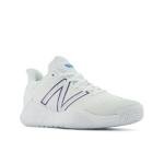 New Balance Women's Fresh Foam X Lav V2 Hard Court Tennis Shoe, White/Laser Blue, 10