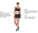 Lija Multi Panel Tennis Skort (Blue, Large)