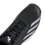 adidas Men's Courtflash Speed Tennis Sneaker, Black/White/Black, 6.5