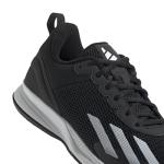 adidas Men's Courtflash Speed Tennis Sneaker, Black/White/Black, 6.5